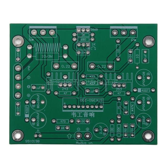 1 Pair HiFi DIY Ultra Low Distortion STK350-230 Stereo 150W*2 Home
