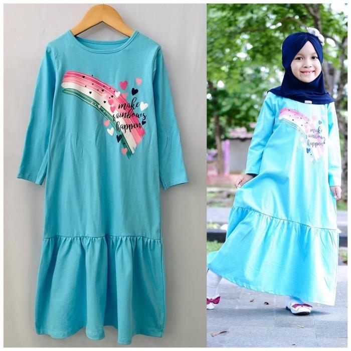 Y❤UC BAJU GAMIS ANAK PEREMPUAN BAHAN KAOS COTTON 24S G✪M2
