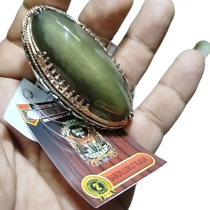 batu akik pandan lumut klasik babon