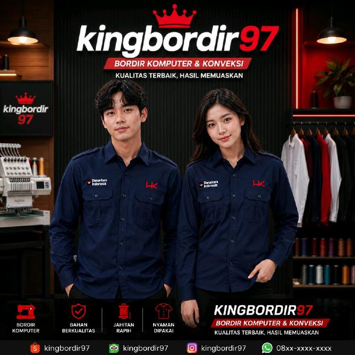 Kemeja Danantara /Seragam Kemeja Pt Hutama Karya Atasan Kemeja Danantara Hutama Karya