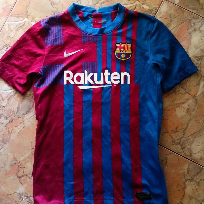 Nike Jersey Barcelona Home 2023-2024 Rakuten - Baju Sepak Bola Pria Biru Merah