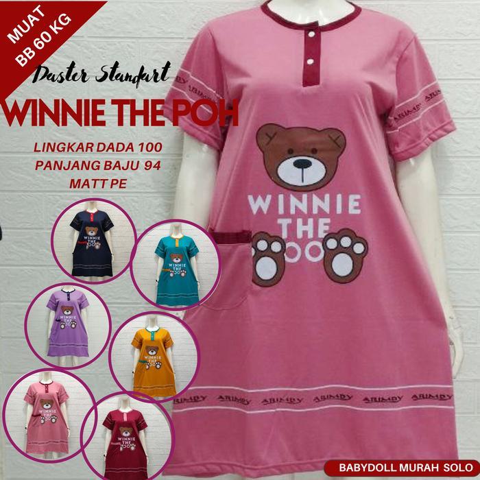 Paket Hemat Daster 5Pcs Mix Motif Lingkar Dada 100 Muat Bb 65 Kg Polos Motif Karakter Bahan Kaos  Dr