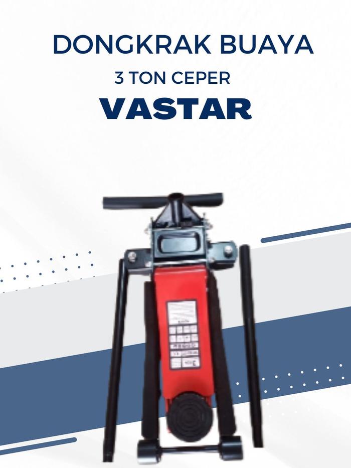 dongkrak 3 ton ceper vastar / dongkrak buaya 3 ton ceper 2 pump