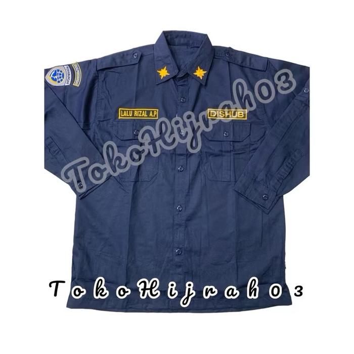 UKURAN BIG SIZE - SERAGAM PDL DISHUB KEMEJA PDL DISHUB SERAGAM DINAS PERHUBUNGAN SERAGAM DISHUB BAJU