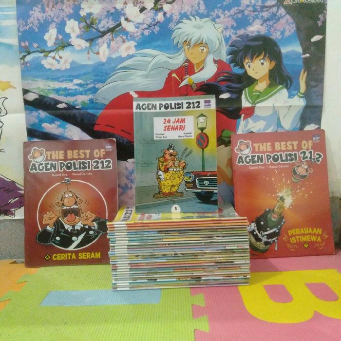 komik full set agen polisi 212 1-28 + 2 buku the best of agen polisi 212 all terbitan BIP