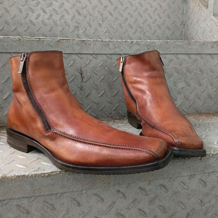 Sepatu boot pria Oakmont Brown boot size 45 ko