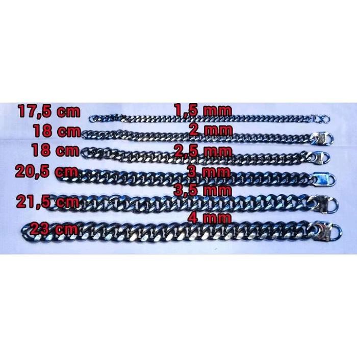 GELANG MONEL / GELANG RANTAI MONEL /GELANG MONEL MODEL PER / GELANG MONEL