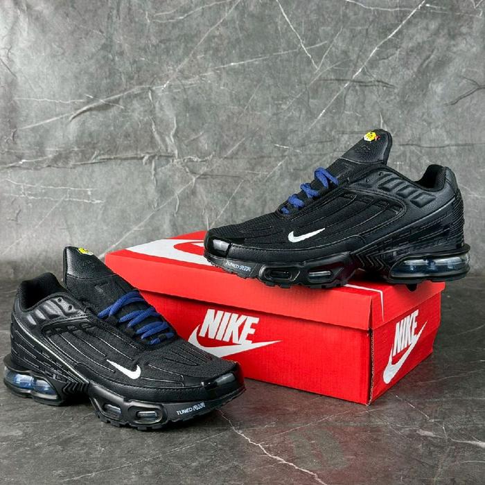 AIR MAX TN PLUS 3 BLACK BLUE 100% BNIB