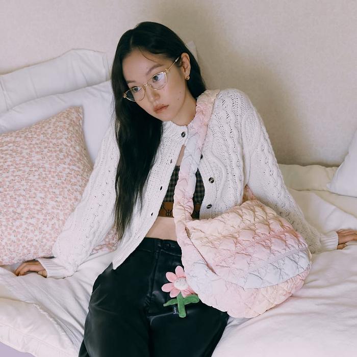 Carlyn Soft Cotton Candy L Original New Tas Selempang Wanita Kulit