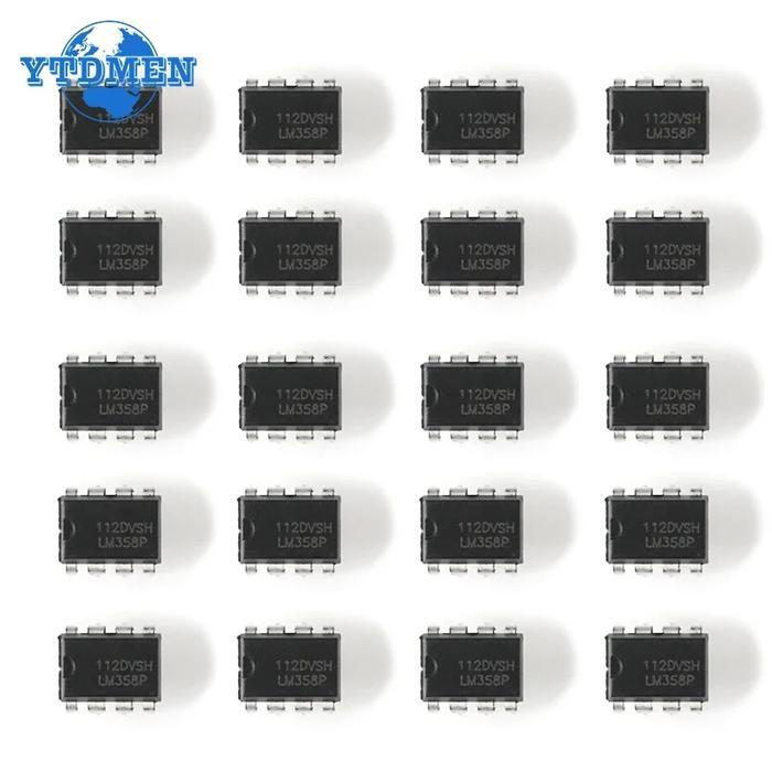 10/20/50Pcs Lm358P Lm358 Operational Amplifier Dip8 Ic Chip Kit Integrated Circuits Kits