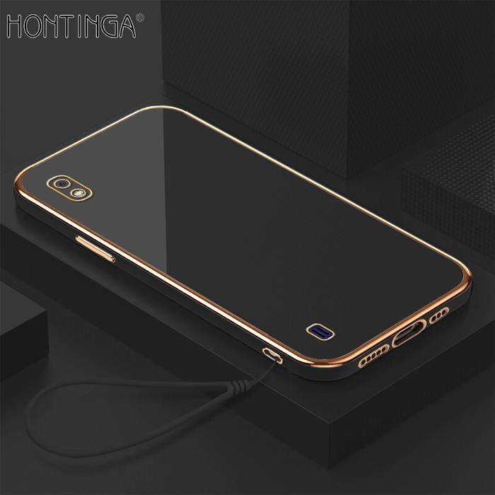 Hontinga Casing Ponsel Samsung Galaxy A10, Pelindung HP Kotak TPU