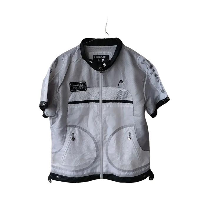 Jaket Vintage Head Original Pria Parasut Unisex Waterproof Hitam Bomber Casual Cowok Distro Wanita K