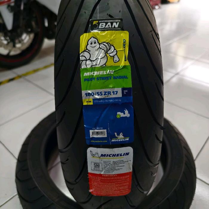 Michelin Pilot Street Radial 180/55.17 Rear.  Ban belakang Zx25, ER6, dll