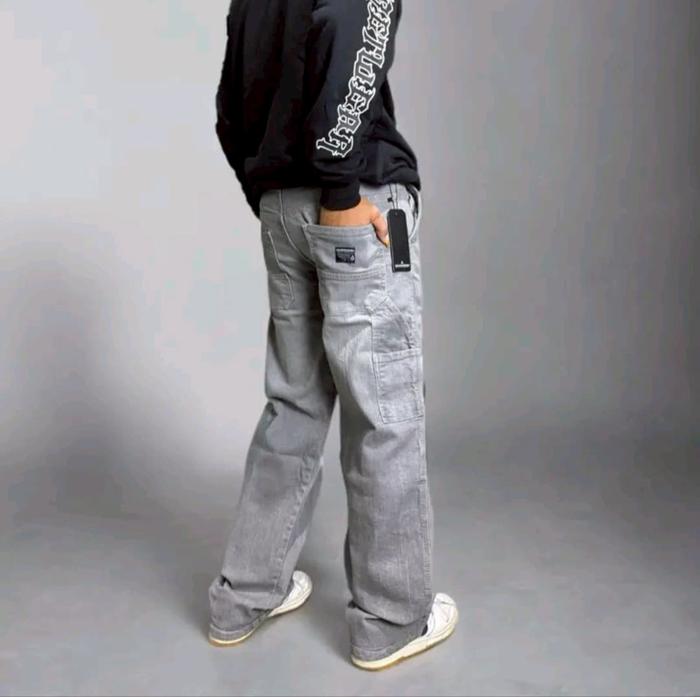 Carpenter denim oversize / celana carpenter denim pria / celana jeans carpenter / Celana jeans carpe