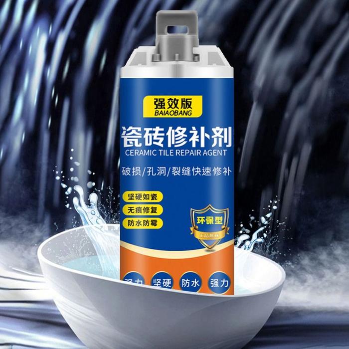 Waterproof Tile Repair Paste Marble Toilet Pit Glaze Ceramic Repair Paste Quick Drying Adhesive Porc