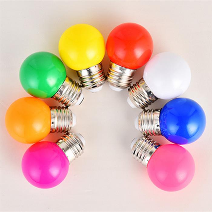 Colorful Led E27 Bulb 220V LED Lamp 3W E27 Globe Lampada SMD 2835 RGB