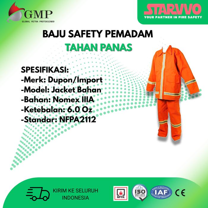 BAJU SAFETY PEMADAM TAHAN PANAS