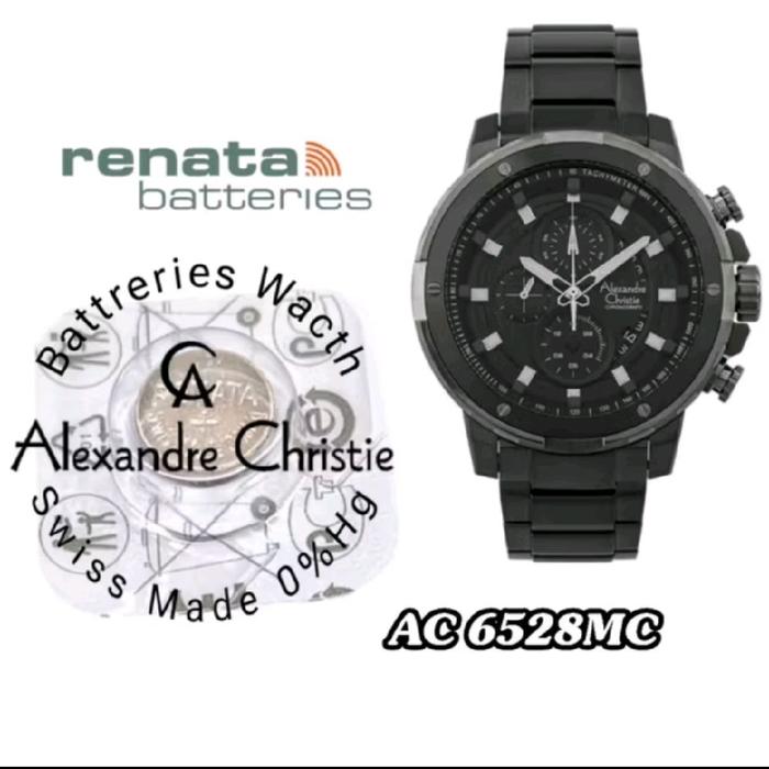 battrai jam tangan Alexandre Christie 6528MC battrai pengganti battrai jam original battrai original