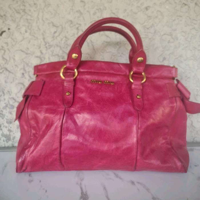 Tas wanita kulit asli  MIUMIU made in italy