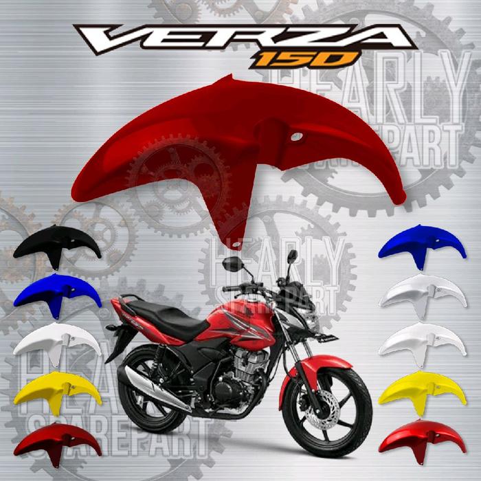 Spakbor Slebor Depan Front Fender Honda Verza CB 150 Narita Warna Merah Doff, Maroon Doff, Kuning Do