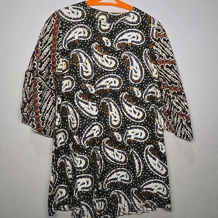 Batik Abstrak Cokelat 005 (Second Hand)