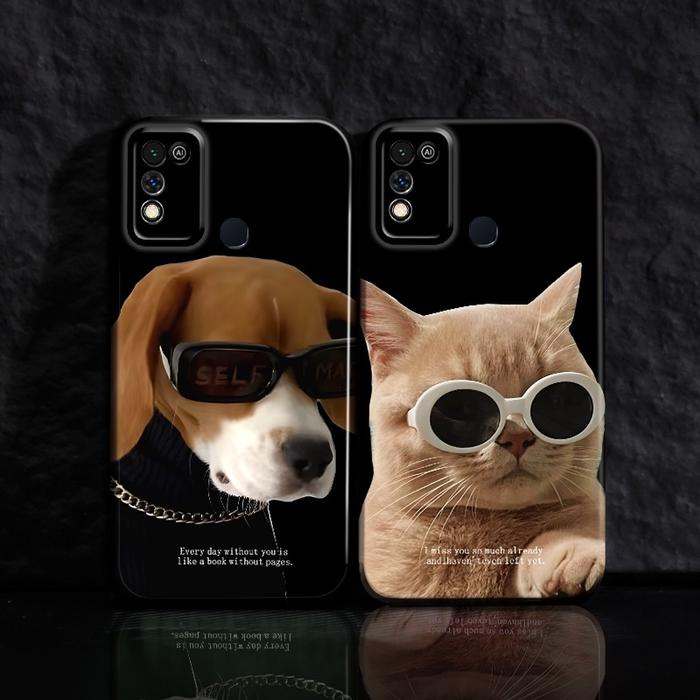 Film Hardcase for Infinix Hot 10 Play Hot 11 Play Smart 6 Hot 9 Play Hot 12 Play Case kacamata hitam