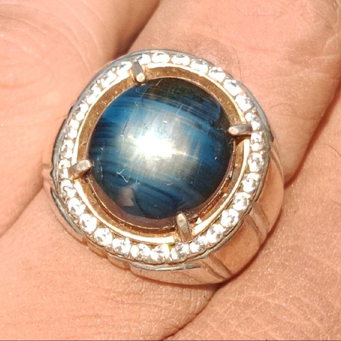 Blue sapphire star bangsing biru mulus jumbo