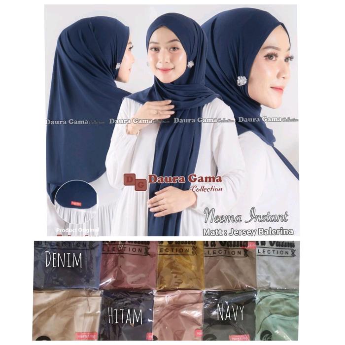 pasmina instan non pet ,Daura gama ,polos