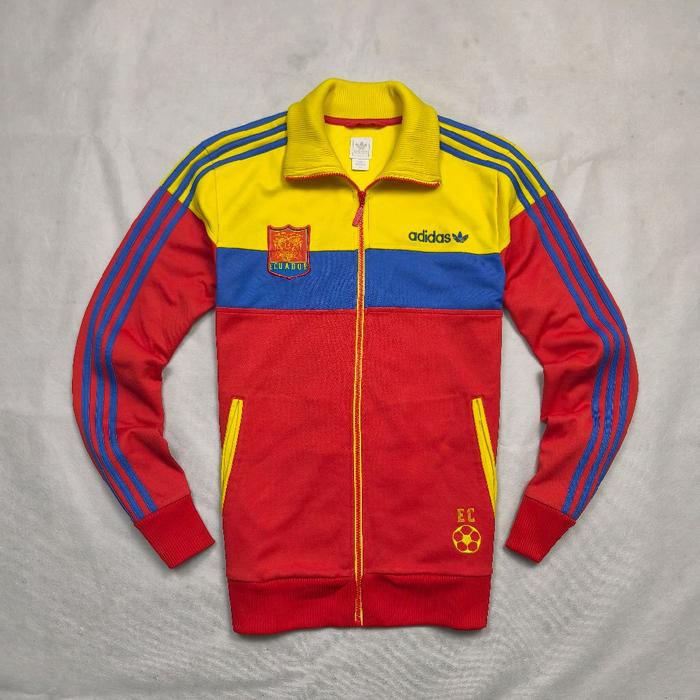 Vtg Adidas Eucador Tracktop Jacket
