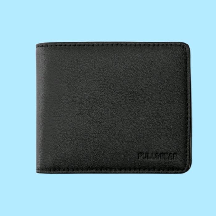 Dompet Pull and Bear Dompet Pria Polos Original Hitam