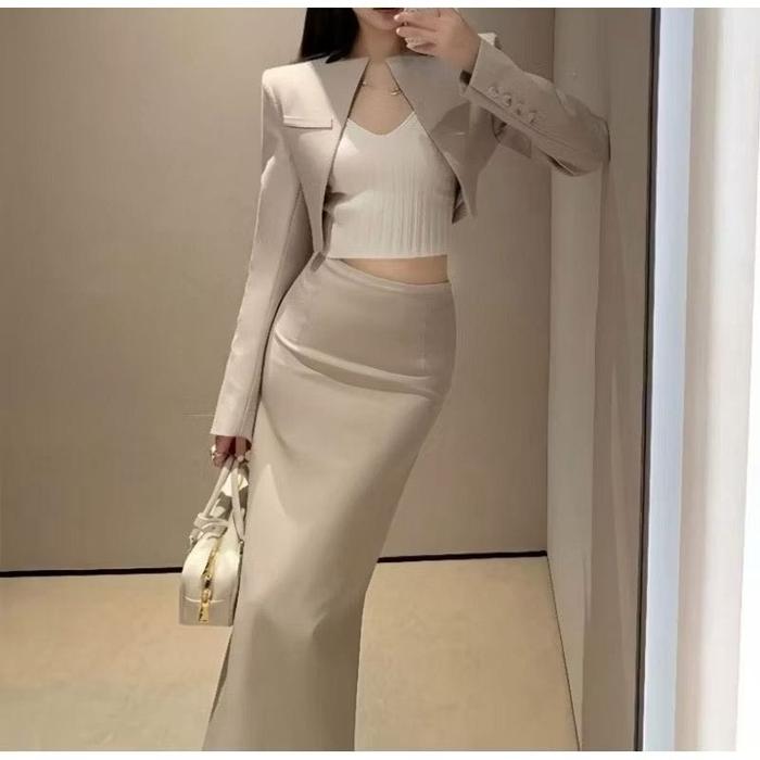 Memed maxi skrit-Rok flara panjang wanita mermaid maxi skrit secuba premium anti kusut stretch flowy