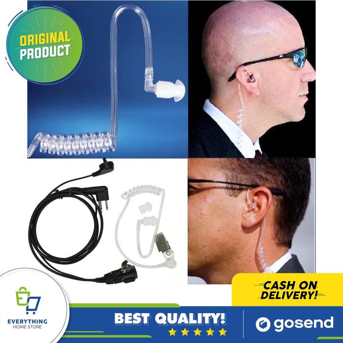 Earphone HT FBI / Headset PTT HT / Handsfree PTT HT FBI Acoustic Tube EHS