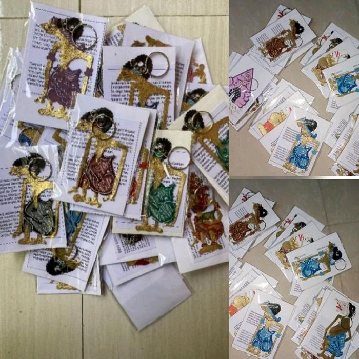 Gantungan Kunci Wayang Tipis 1003 Souvenir Khas Jogja Oleh oleh Yogyakarta Pandawa Gunungan Punakawa