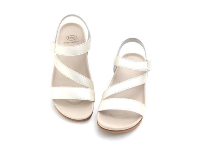 Scholl Mela Ivory Sandal Wanita