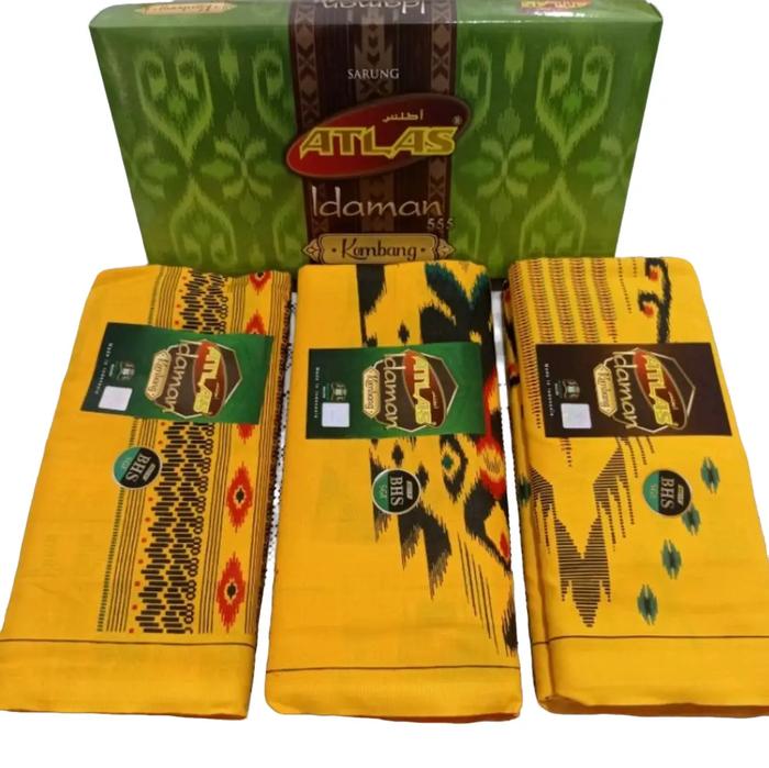 sarung atlas idaman sge motif bhs terbaru Kain Nyaman Rayon Muslim Dewasa