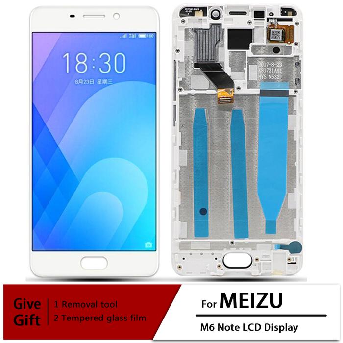 For Meizu M6 Note LCD Display Screen Touch Digitizer Assembly For 5.5