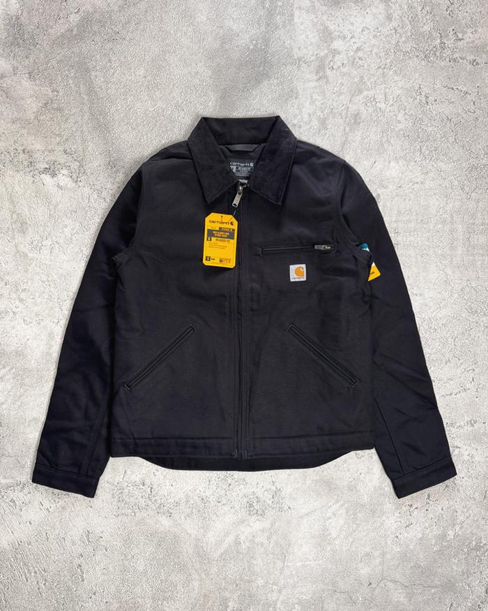 Carhartt 103828 Detroit Jacket Duck Blanket Lined Black