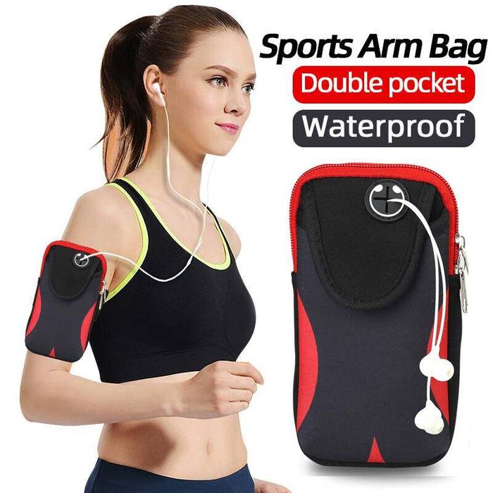 Tas hp olah raga lengan arm band tas tas tangan HP handphone running