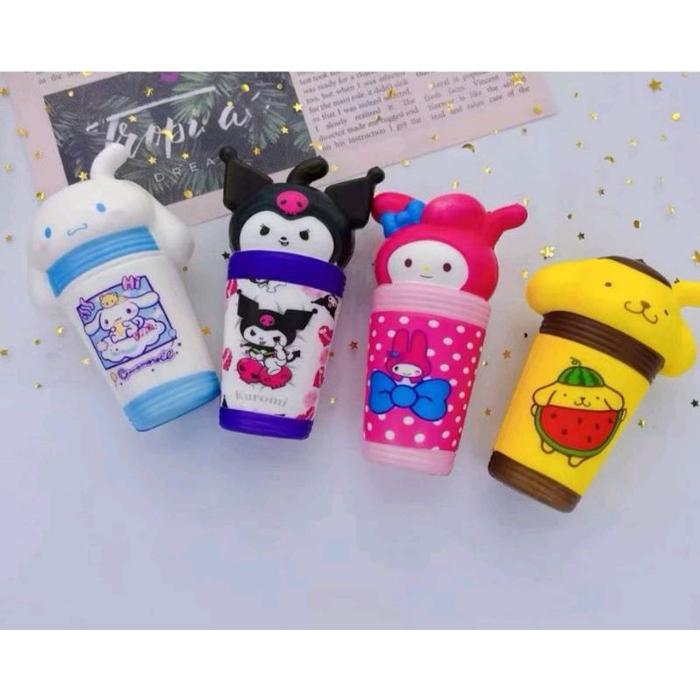 Mainan Squishy Sanrio Model Tumblr Cup Squishy Anak