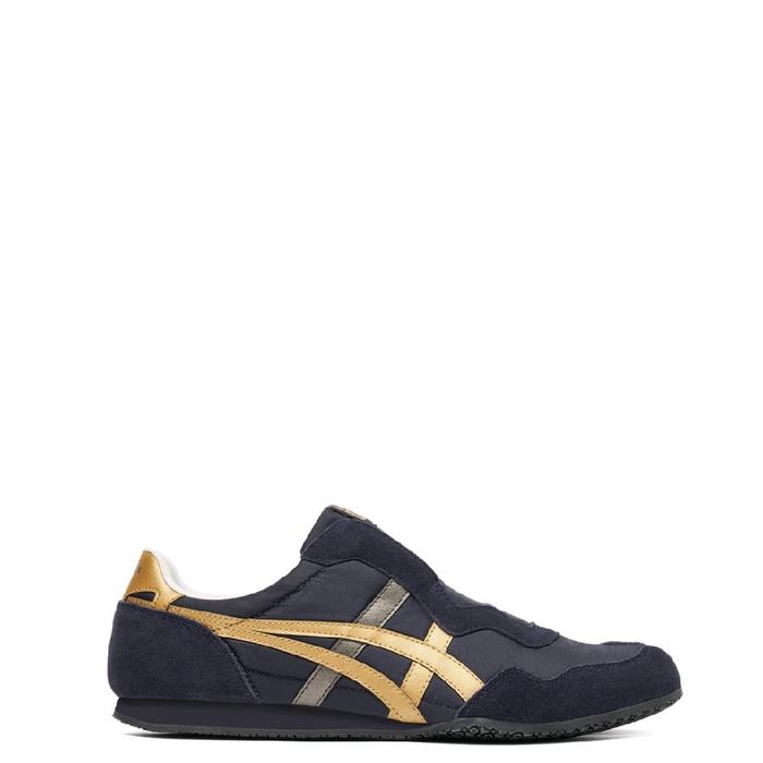 Sepatu Onitsuka Tiger Serrano Slip On Midnight Gold Unisex Original