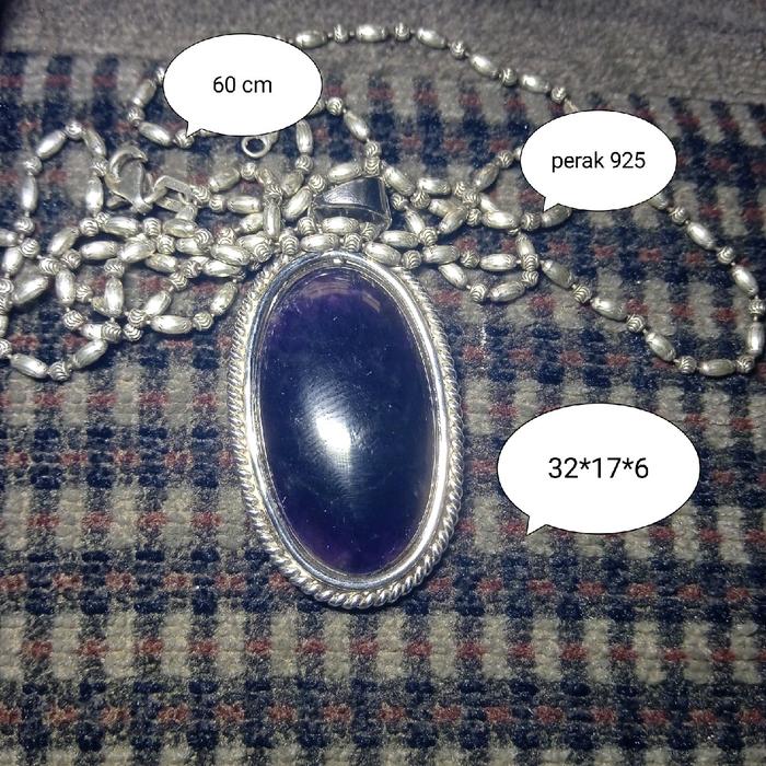 kalung perak 925 liontin perak wulung