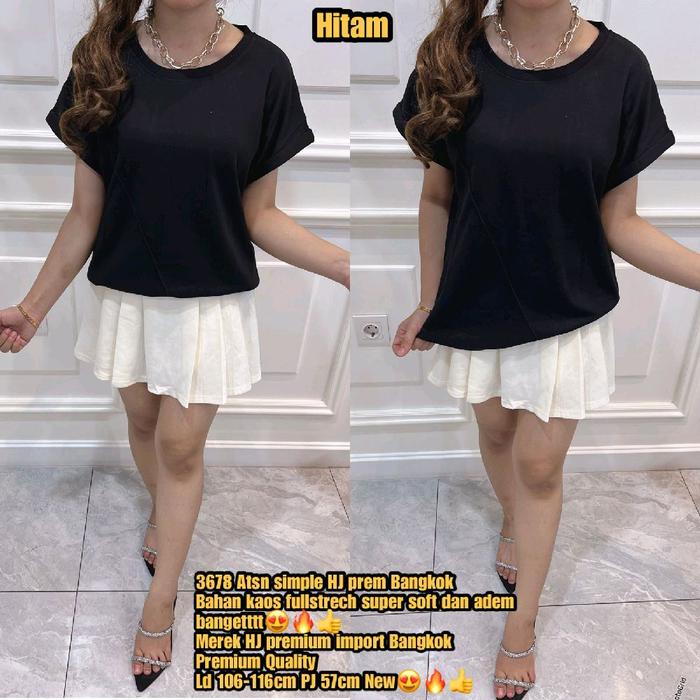 Atsn kaos strech merek HJ premium bangkok