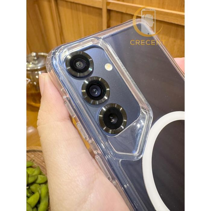 Spigen Hard Case Ultra Hybird Magnetik Magsafe Clear Slim Crystal Flex Military Drop Anti Kuning Kom