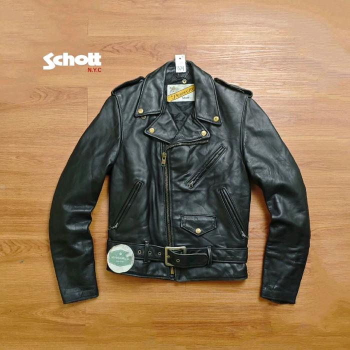 Vtg schott perfecto 618 leather double bikers ramones jacket