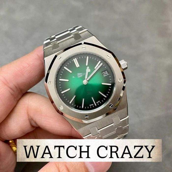 WCAUDEM4RSPIGUET ROYAL OAK JUMBO EXTRA THIN 16202PT GREEN DIAL 39mm ZF FACTORY TIER 5