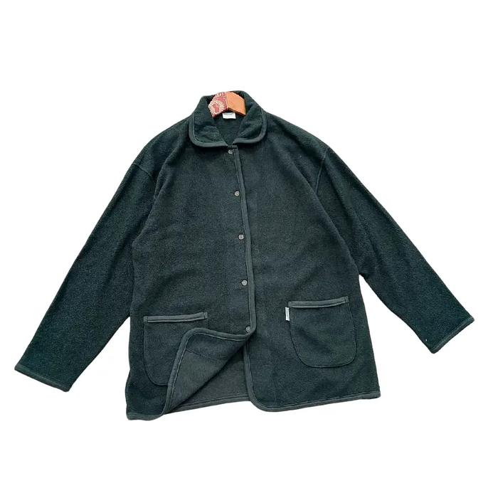 Vintage Jacket United Colors of Benetton Fleece Jacket Unisex Jaket Pria Wanita Keren Dark System