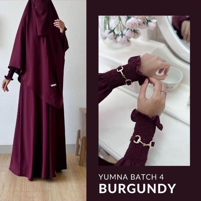YUMNA series by Sahabat Musliha | Set Dress Anti UV | Pasban Anti UV | FK Anti UV | Khimar Anti UV |