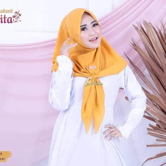 Abika Archita Series Jilbab Segitiga Instant AB 320 Bahan Voal untuk Tampilan Elegan Anda Muslim Ker