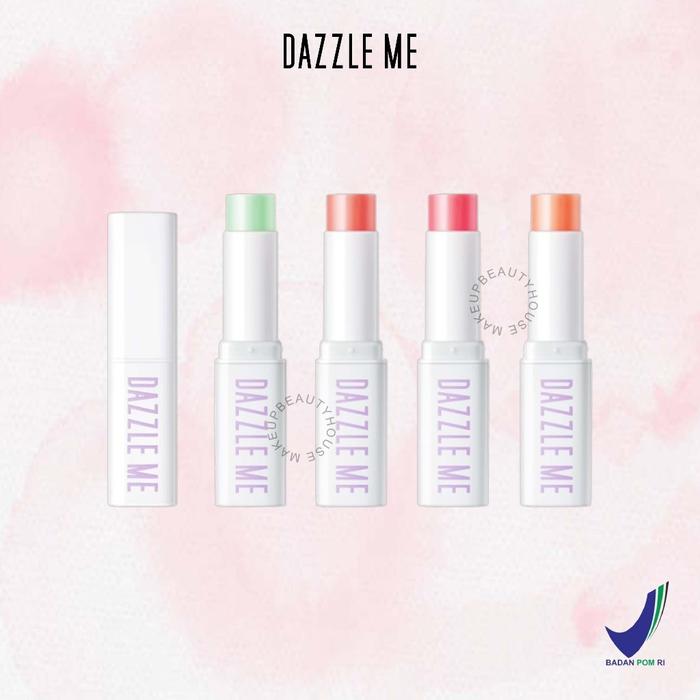 DAZZLE ME Fruit Justice Lip Balm | Moisturizing Vitamin E Baby Lips UV Protection Lip Care pH Color 