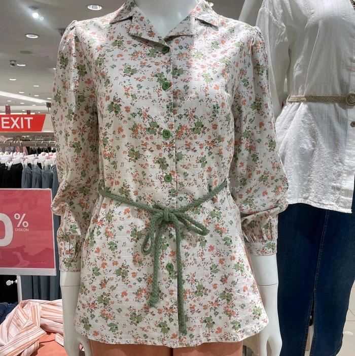 blus wanita lengan panjang exit